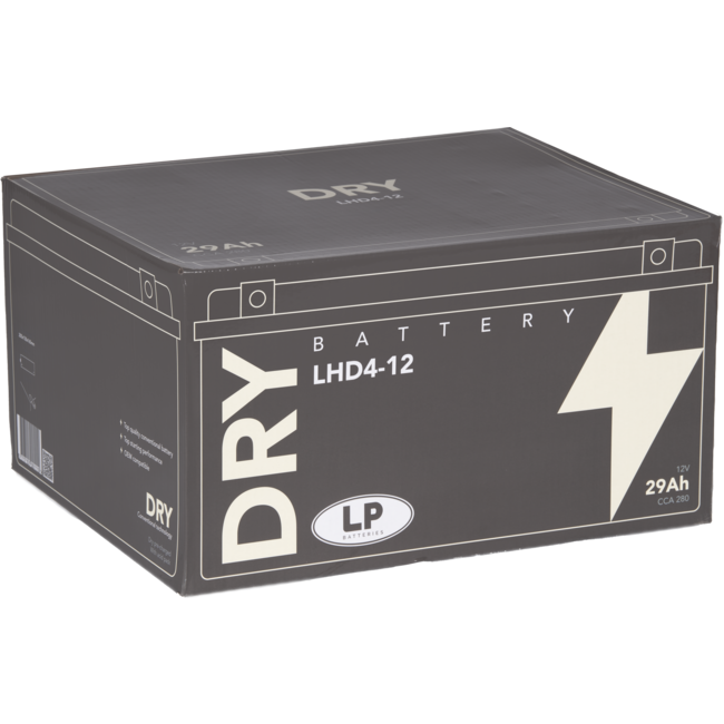 Landport (LP) LHD4-12 motor accu 12 volt 29,0 ah (52810 - YHD4-12)