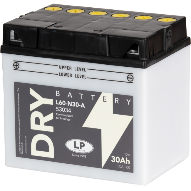 Landport (LP) L60-N30-A motor accu 12 volt 30,0 ah (53034 - Y60-N30-A)