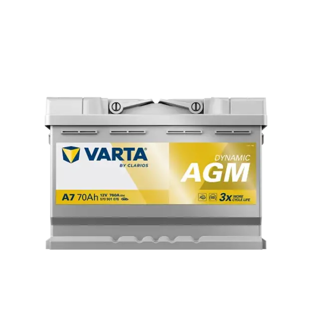 Varta Auto accu 12 volt 70 Ah Dynamic AGM type A7