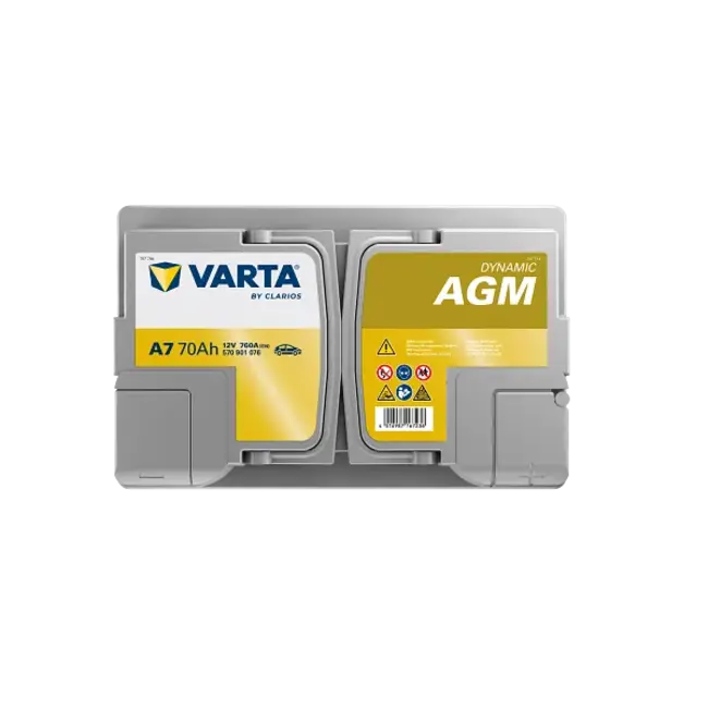 Varta Auto accu 12 volt 70 Ah Dynamic AGM type A7