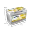 Varta Auto accu 12 volt 70 Ah Dynamic AGM type A7