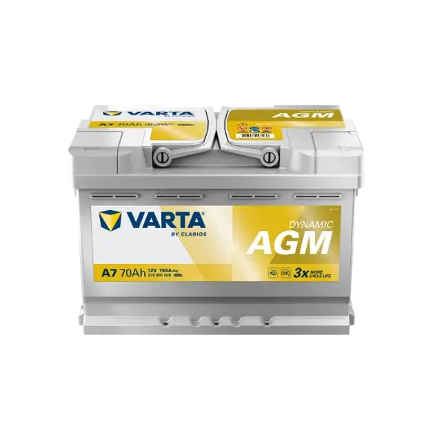 Varta Auto accu 12 volt 70 Ah Dynamic AGM type A7