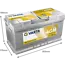 Varta Auto accu 12 volt 95 Ah Dynamic AGM type A5