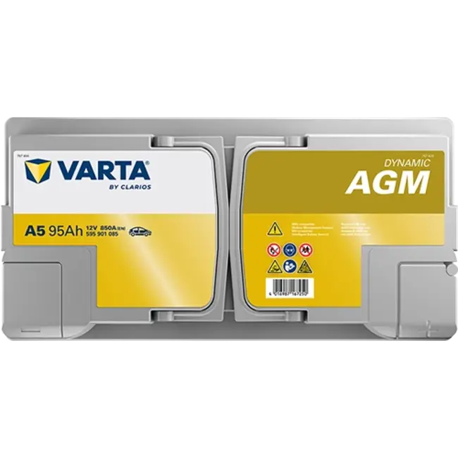 Varta Auto accu 12 volt 95 Ah Dynamic AGM type A5