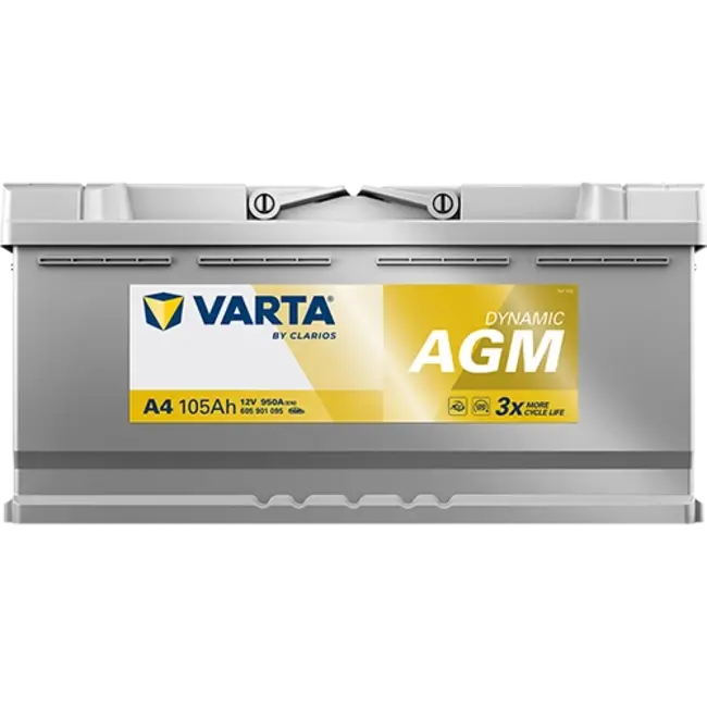 Varta Auto accu 12 volt 105 Ah Dynamic AGM type A4