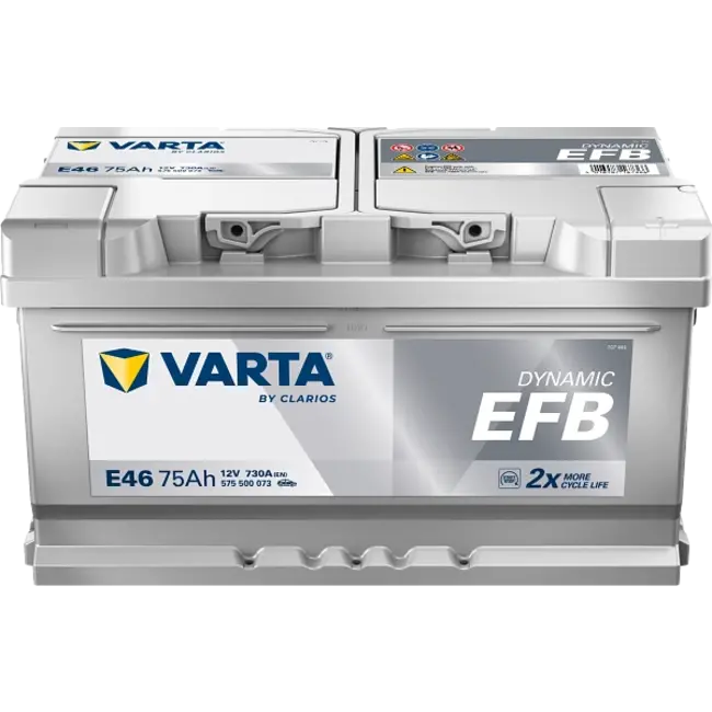 Varta Auto accu 12 volt 75 Ah EFB Dynamic type E46