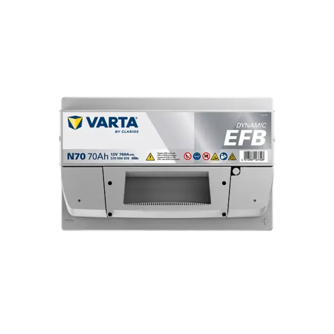 Varta Auto accu 12 volt 70 Ah EFB Dynamic type N70