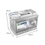 Varta Auto accu 12 volt 70 Ah EFB Dynamic type N70