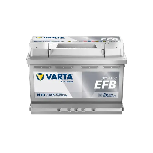 Varta Auto accu 12 volt 70 Ah EFB Dynamic type N70