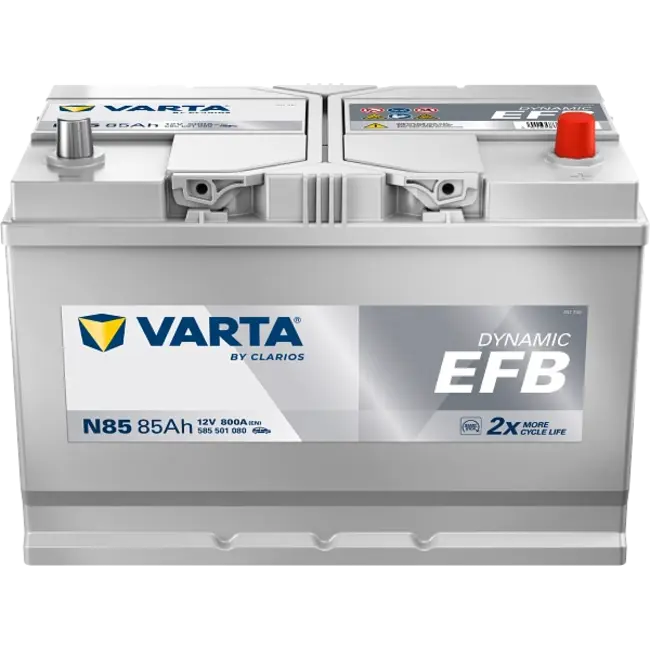 Varta Auto accu 12 volt 85 Ah EFB Dynamic type N85