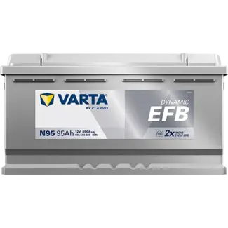 Varta Auto accu 12 volt 95 Ah EFB Dynamic 595 500 085 type N95 Varta Auto accu 12 volt 95 Ah EFB Dynamic 595 500 085 type N95