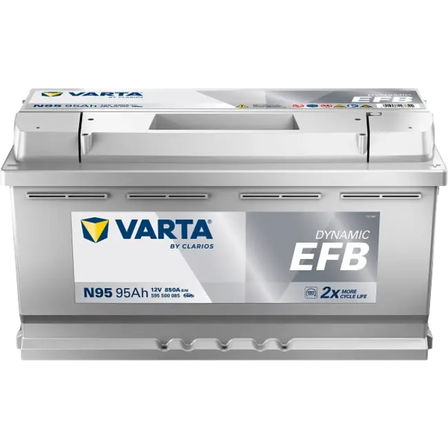 Varta Auto accu 12 volt 95 Ah EFB Dynamic type N95