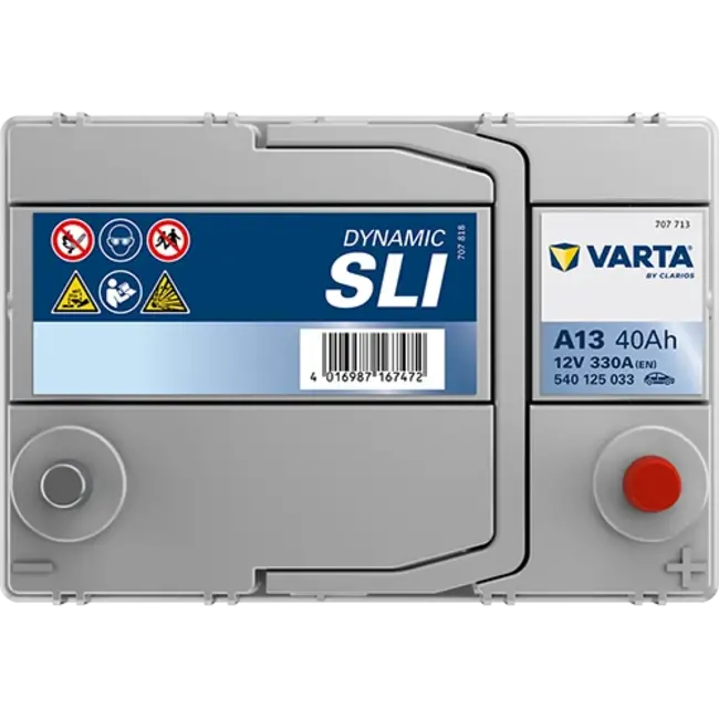 Varta Auto accu 12 volt 40 Ah SLI Dynamic type A13