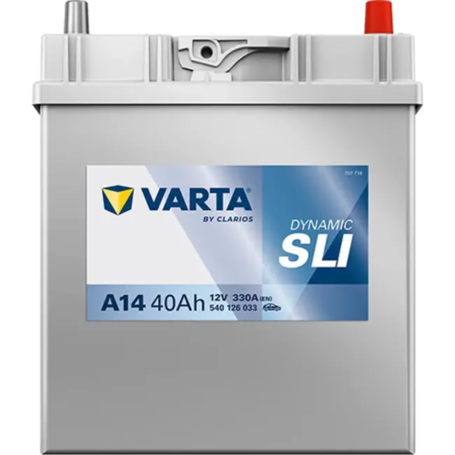 Varta Auto accu 12 volt 40 Ah SLI Dynamic type A14