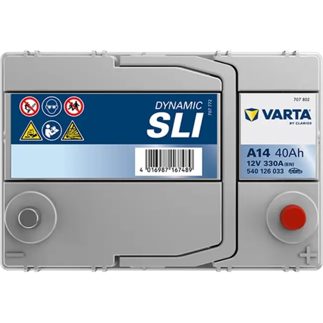 Varta Auto accu 12 volt 40 Ah SLI Dynamic type A14