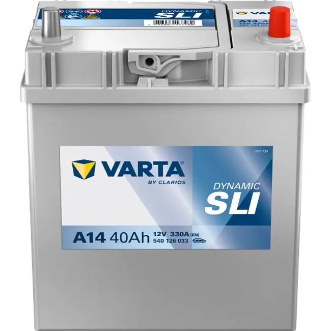 Varta Auto accu 12 volt 40 Ah SLI Dynamic type A14