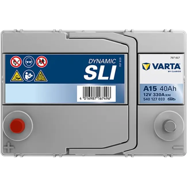 Varta Auto accu 12 volt 40 Ah SLI Dynamic type A15