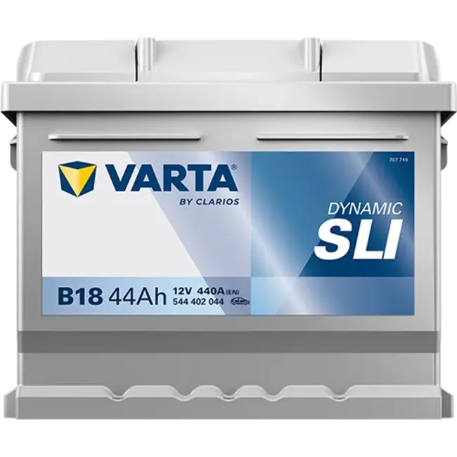 Varta Auto accu 12 volt 44 Ah SLI Dynamic type B18