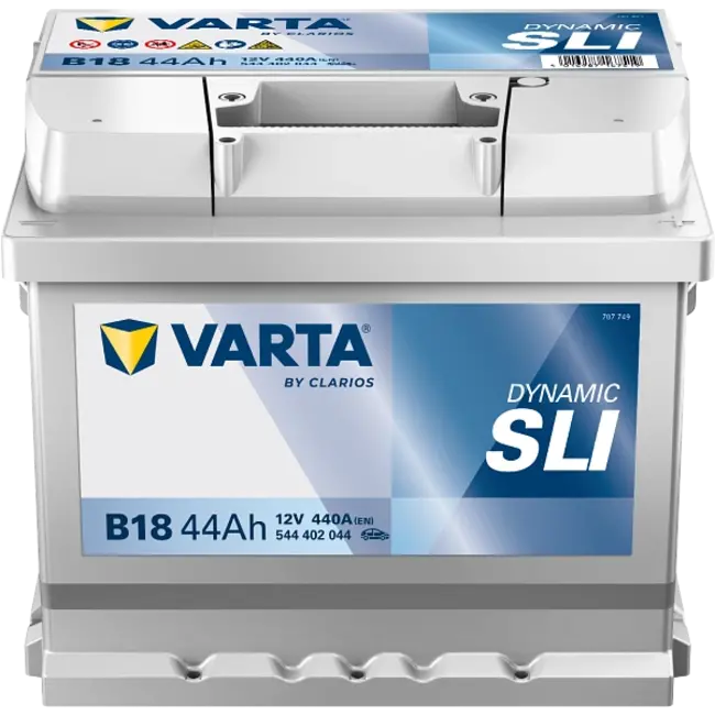 Varta Auto accu 12 volt 44 Ah SLI Dynamic type B18