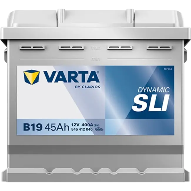 Varta Auto accu 12 volt 45 Ah SLI Dynamic type B19