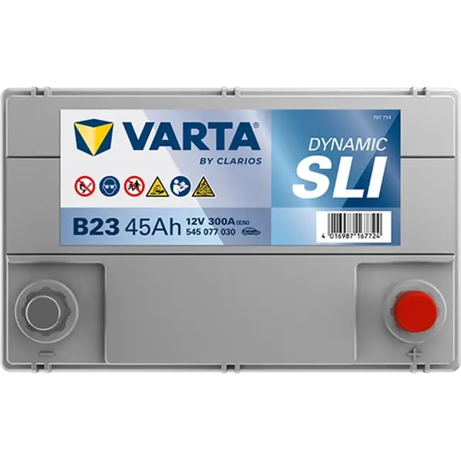 Varta Auto accu 12 volt 45 Ah SLI Dynamic type B23