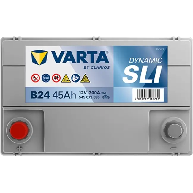 Varta Auto accu 12 volt 45 Ah SLI Dynamic type B24