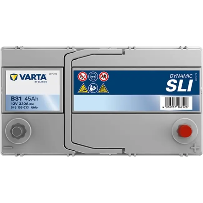 Varta Auto accu 12 volt 45 Ah SLI Dynamic type B31