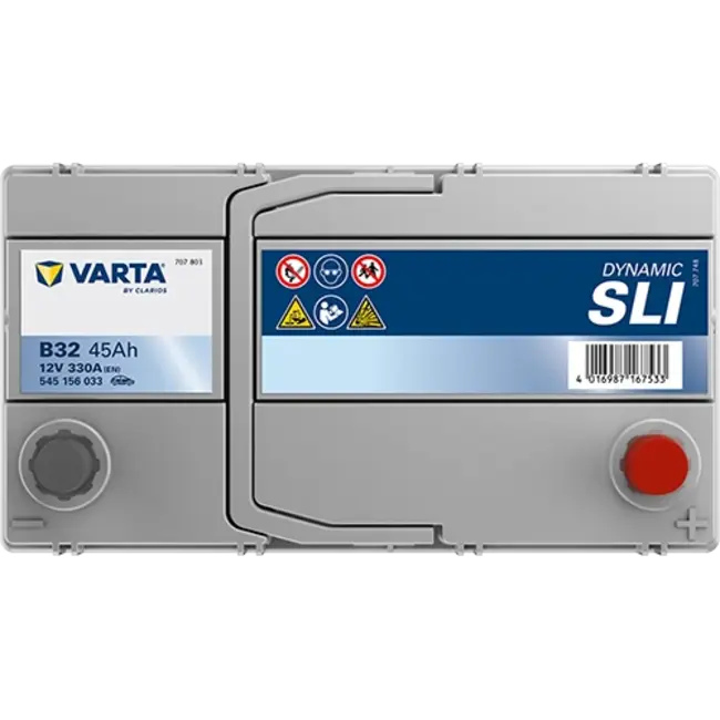 Varta Auto accu 12 volt 45 Ah SLI Dynamic type B32