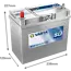 Varta Auto accu 12 volt 45 Ah SLI Dynamic type B34