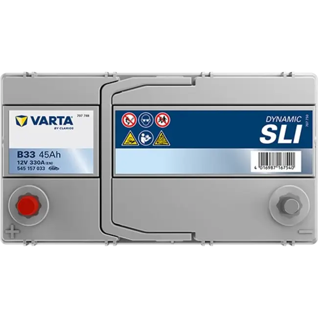 Varta Auto accu 12 volt 45 Ah SLI Dynamic type B34