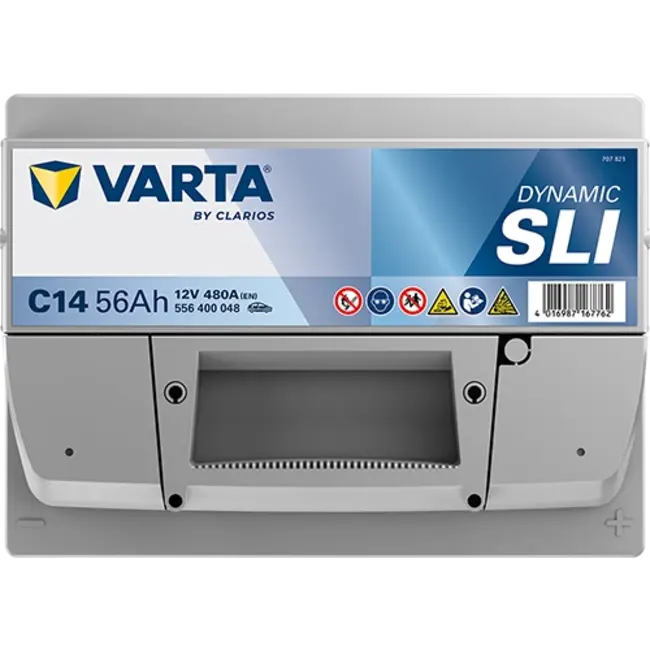 Varta Auto accu 12 volt 56 Ah SLI Dynamic type C14