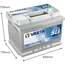 Varta Auto accu 12 volt 61 Ah SLI Dynamic type D21