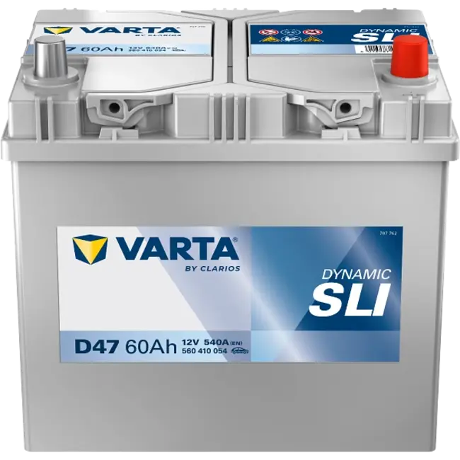 Varta Auto accu 12 volt 60 Ah SLI Dynamic type D47