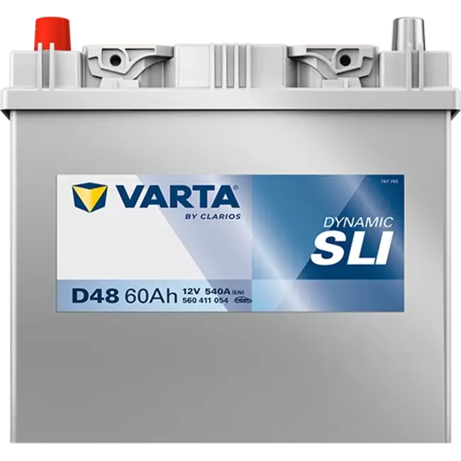 Varta Auto accu 12 volt 60 Ah SLI Dynamic type D48