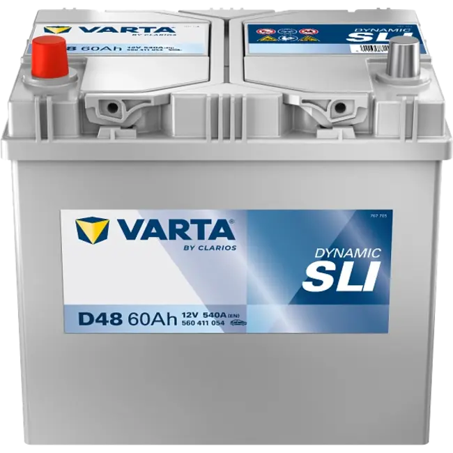 Varta Auto accu 12 volt 60 Ah SLI Dynamic type D48