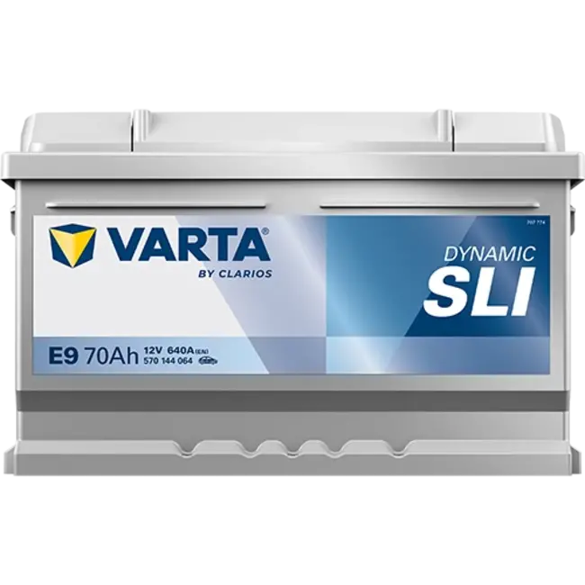 Varta Auto accu 12 volt 70 Ah SLI Dynamic type E9