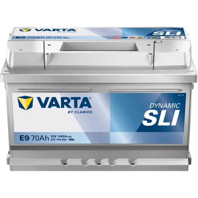 Varta Auto accu 12 volt 70 Ah SLI Dynamic type E9