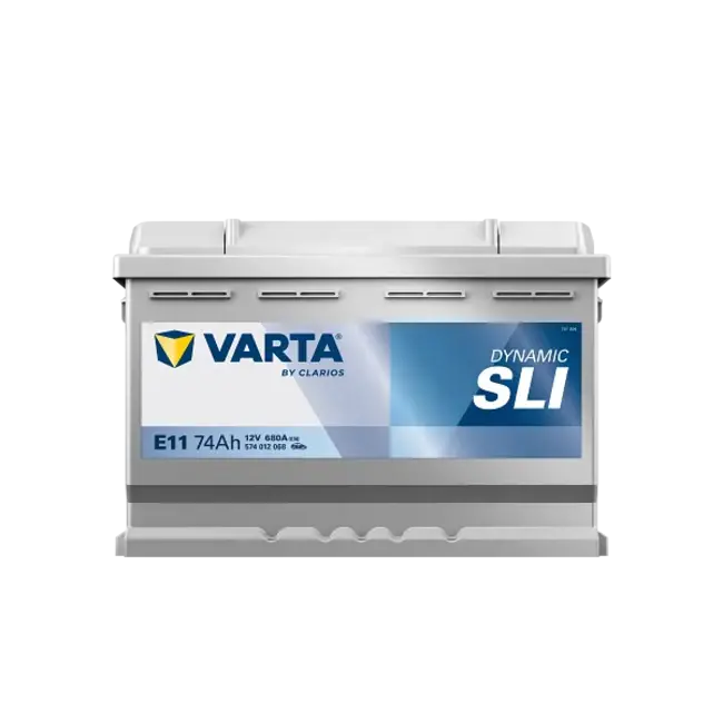 Varta Auto accu 12 volt 74 Ah SLI Dynamic type E11