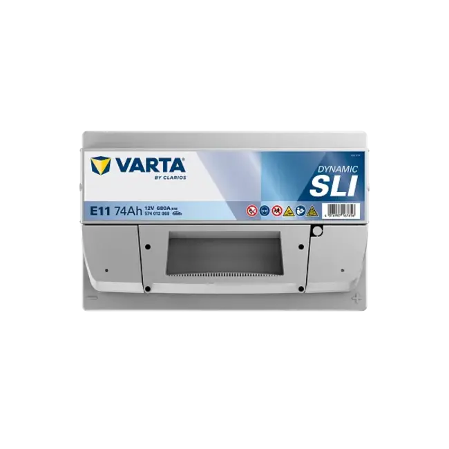 Varta Auto accu 12 volt 74 Ah SLI Dynamic type E11