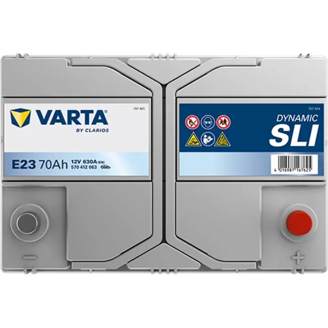 Varta Auto accu 12 volt 70 Ah SLI Dynamic type E23