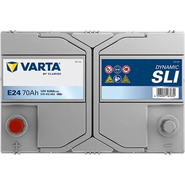 Varta Auto accu 12 volt 70 Ah SLI Dynamic type E24