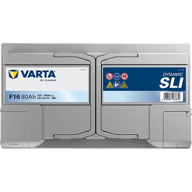 Varta Auto accu 12 volt 80 Ah SLI Dynamic type F16