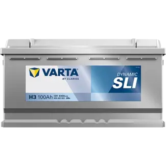 Varta Auto accu 12 volt 100 Ah SLI Dynamic 600 402 083 type H3 Varta Auto accu 12 volt 100 Ah SLI Dynamic 600 402 083 type H3