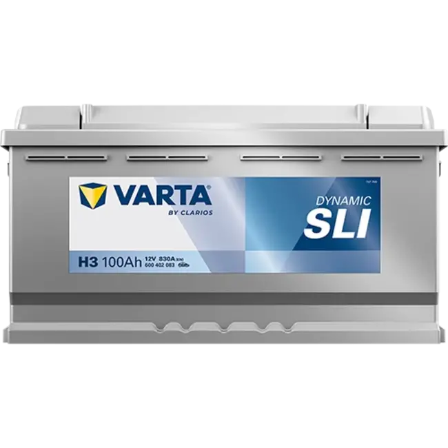 Varta Auto accu 12 volt 100 Ah SLI Dynamic type H3