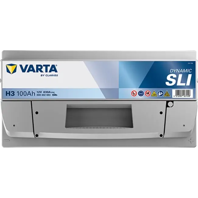 Varta Auto accu 12 volt 100 Ah SLI Dynamic type H3
