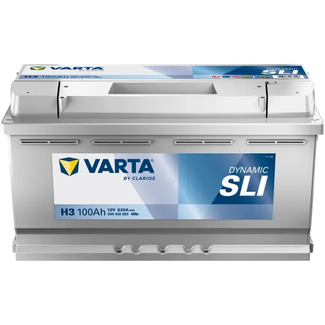 Varta Auto accu 12 volt 100 Ah SLI Dynamic type H3
