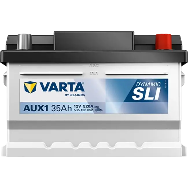 Varta Auto accu 12 volt 35 Ah SLI Dynamic type AUX1
