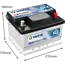Varta Auto accu 12 volt 35 Ah SLI Dynamic type AUX1