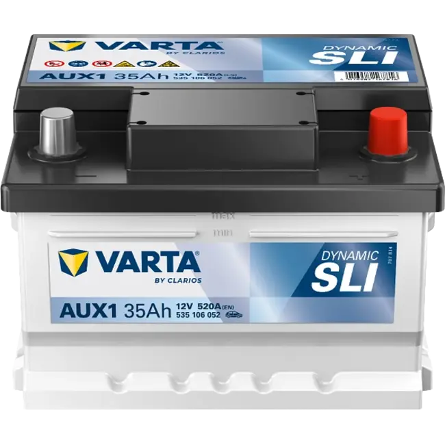 Varta Auto accu 12 volt 35 Ah SLI Dynamic type AUX1