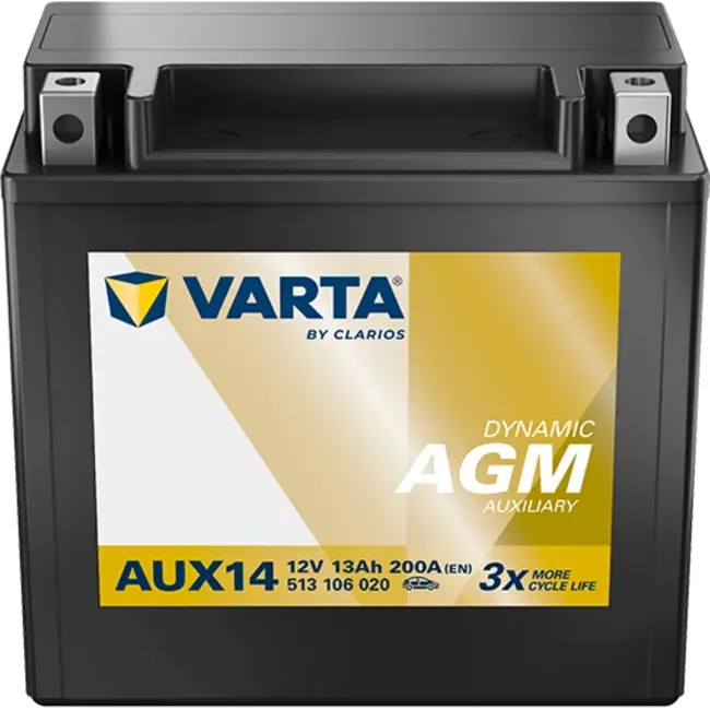 Varta Auto accu 12 volt 13 Ah AGM Dynamic type AUX14